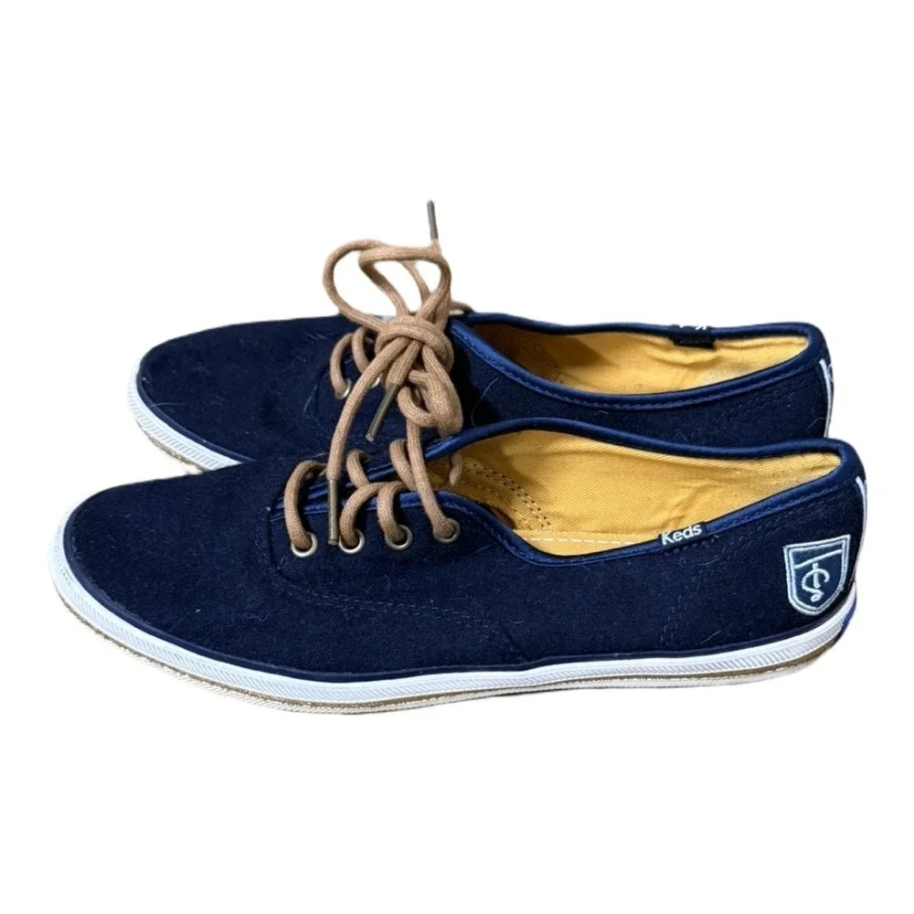 Keds Taylor Swift Navy Slip On Wool Canvas Sneakers Size 7.5 Limited Release